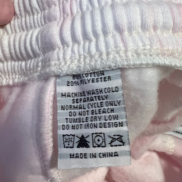 BSR by Samii Ryan & Dessie Jackson pink painted sweatpants - Picture 7 of 7